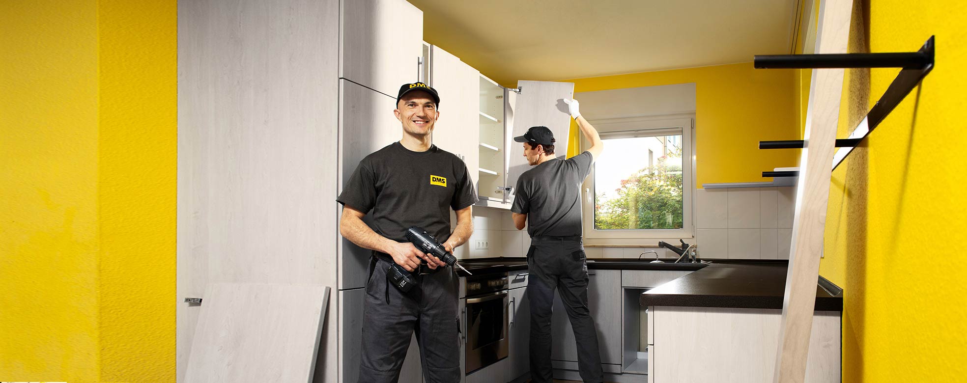 Montage einer Küche